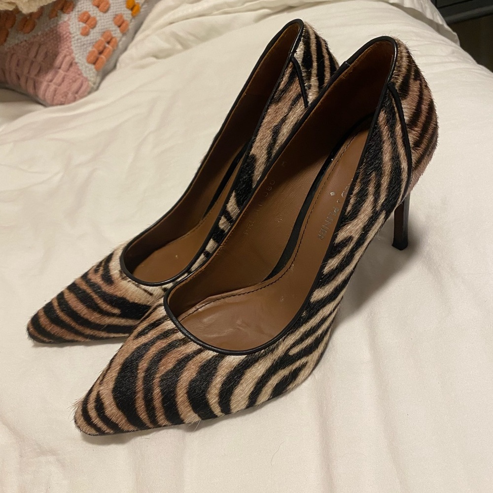 Donald J. Pliner animal print heels